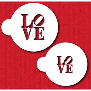 Love Sculpture Cookie Stencil Set By Designer Stencils