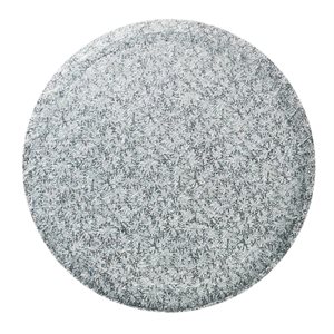 6 Inch Round Silver Cake Board 1 / 2 Inch Thick