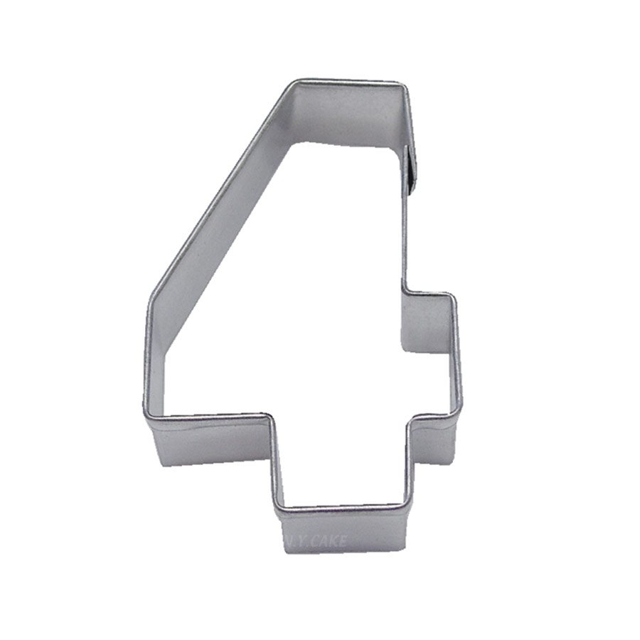 Number 4 Cookie Cutter 3 Inch 0176