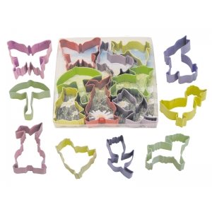 Easter Cookie Cutter Set Poly Resin 8 Pcs.