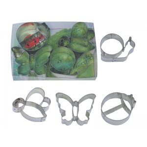 Garden Friends Cookie Cutter Set Poly Resin 4 Pcs.