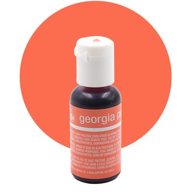 Georgia Peach Liqua-Gel Color - .70 ounce By Chefmaster