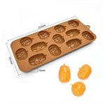 Jack O' Lantern Silicone Chocolate Mold