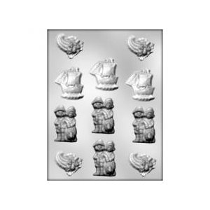 Pilgrim Assortment Chocolate Candy Mold