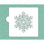 Retro Snowflake Cookie Stencil