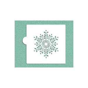 Retro Snowflake Cookie Stencil