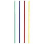 Plastic Primary Colors Lollipop Cake Pop Sticks 6 Inch Long