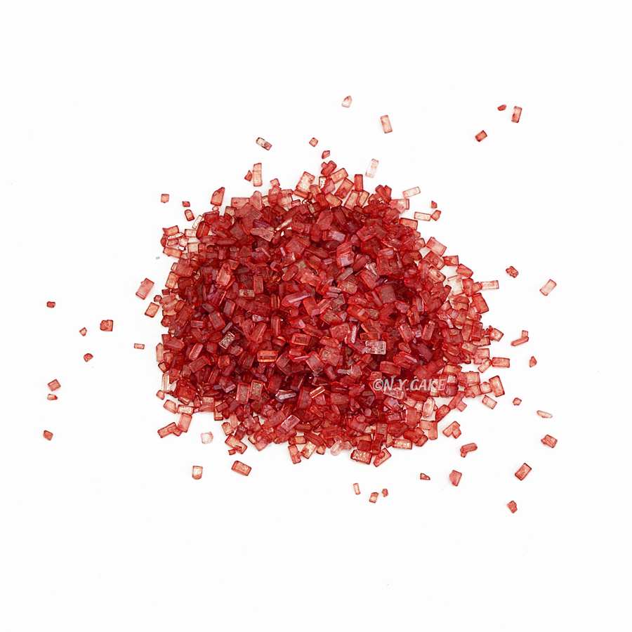 Coarse Sugar Crystals Red 