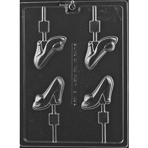 High Heel Shoe Lollipop Chocolate Candy Mold