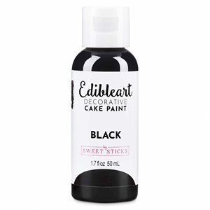 Large Black Edible Art Paint By Sweet Sticks