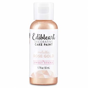 Large Metallic Rose Gold Edible Art Paint By Sweet Sticks