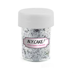 Edible Glitter Metallic Silver 1 / 4 Ounce