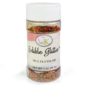 Edible Glitter Multicolor 1 Ounce