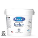 Satin Ice Rolled Fondant Icing White 5 Pounds