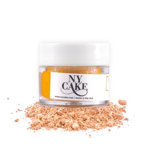 Neon Orange Edible Glitter Dust by NY Cake - 4 grams