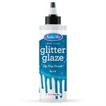 Satin Ice Blue Glitter Glaze - 10oz