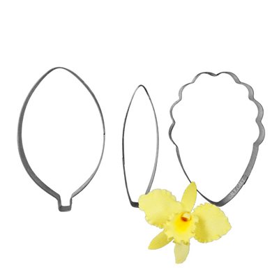 Cattleya Orchid Petal and Leaf Cutter by James Rosselle