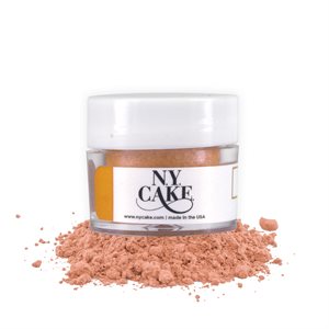 Pumpkin Orange Edible Luster Dust by NY Cake - 4 grams