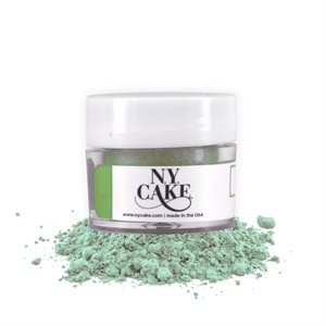 Soft Green Edible Luster Dust by NY Cake - 4 grams