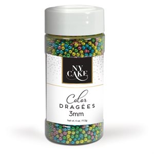 Multicolor Dragees 3 mm Size 