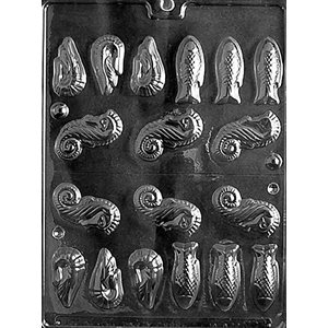 3D Shrimp Chocolate Candy Mold