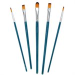 Round & Flat Brush Set of 5