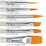 Round & Flat Brush Set of 6