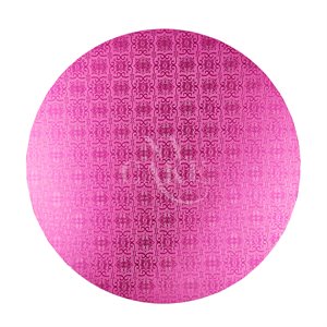 8" Round Masonite Board 6mm Thick - Hot Pink - Single