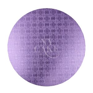 8" Round Masonite Board 6mm Thick - Lilac - Single