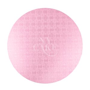 8" Round Masonite Board 6mm Thick - Pink - Single