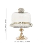 8 1 / 2" Silver Diamond Cake Stand by NY Cake