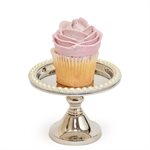 5" Silver Pearl Cake Stand by NY Cake