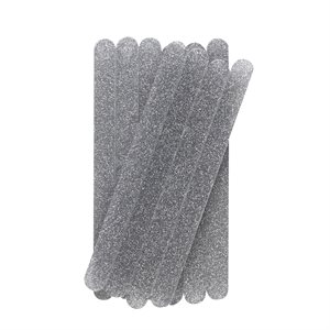 Silver Glitter Popsicle Sticks Pack of 10