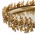 14" Gold Tiara Cake Stand by NY Cake