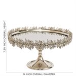 14" Silver Tiara Cake Stand by NY Cake