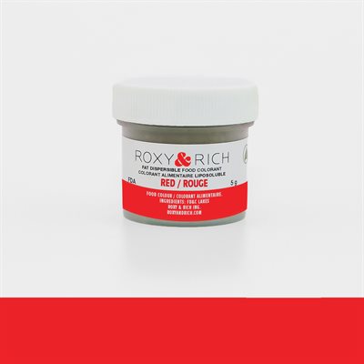 Fat-Dispersible Food Coloring Dust 5g - Red