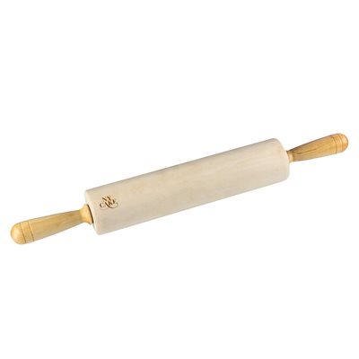 Premium Wooden Rolling Pin 12" x 2 3 / 4" Barrel