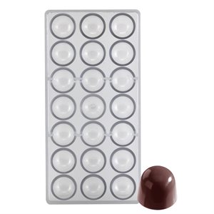 Bon Bon 1 3 / 16" Polycarbonate Chocolate Mold