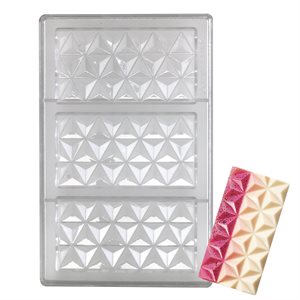 Pyramidal Geometry Polycarbonate Chocolate Mold