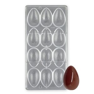 Plain Medium Egg Polycarbonate Chocolate Mold