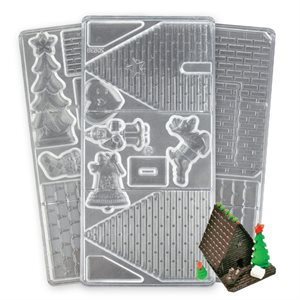 Gingerbread House Polycarbonate Chocolate Mold