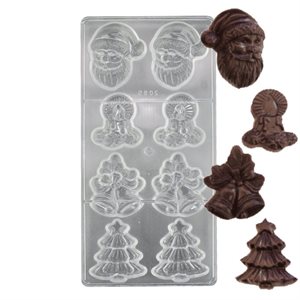 Christmas Assortment 2 Polycarbonate Chocolate Mold