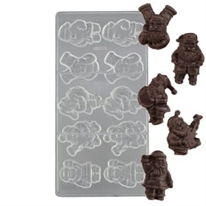 Musical Santa Polycarbonate Chocolate Mold