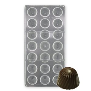 Swirled Bon Polycarbonate Chocolate Mold