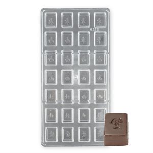 Chinese Symbols Polycarbonate Chocolate Mold