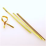 Gold Twist Tie Pack of 100 4 Inch Long