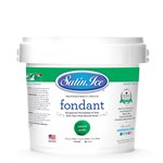 Satin Ice Rolled Fondant Icing Green 5 Pounds