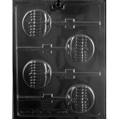 Round Menorah Lollipop Chocolate Candy Mold