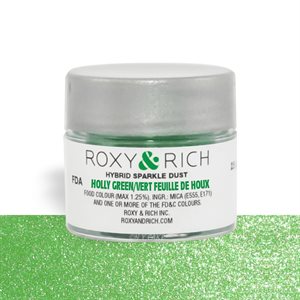 Holly Green Edible Hybrid Sparkle Dust By Roxy Rich 2.5 gram