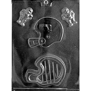 Football Helmet Pour Box Chocolate Candy Mold